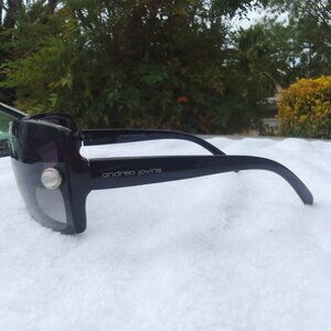 Selected Andrea Jovine luxury-design sunglass with gold&white pearl decoration